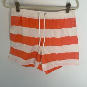 Zara Men’s Striped Swim Shorts NWT size large